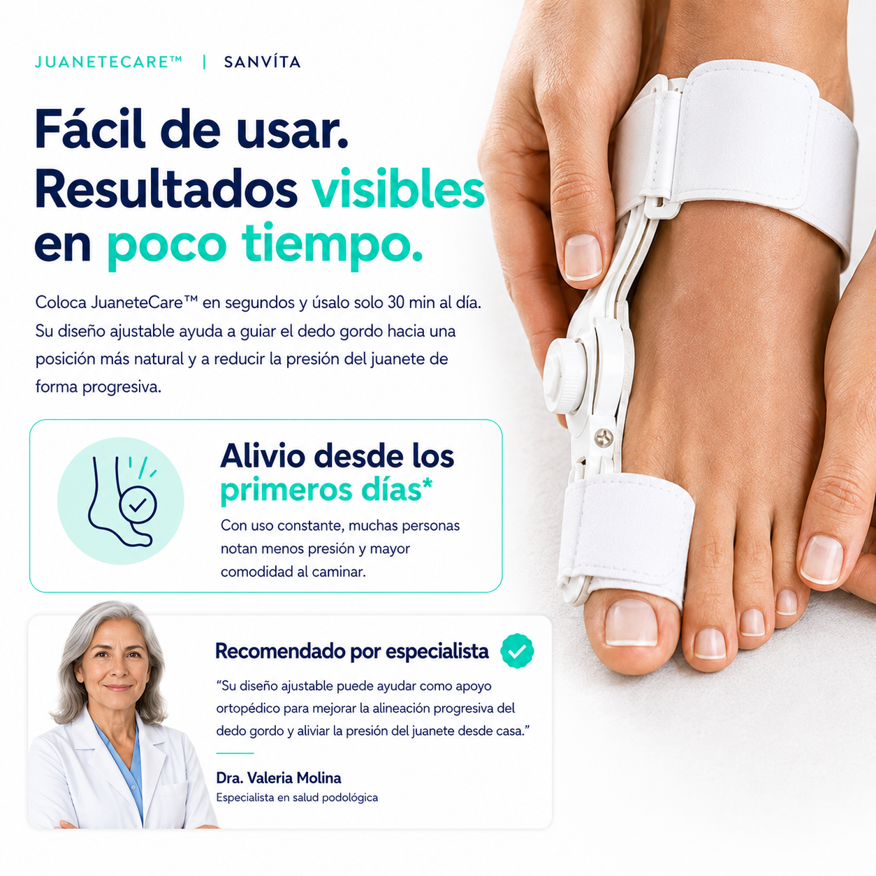 JuaneteCare® | Corrector de Juanetes | ¡ALIVIO Y CORRECCIÓN!