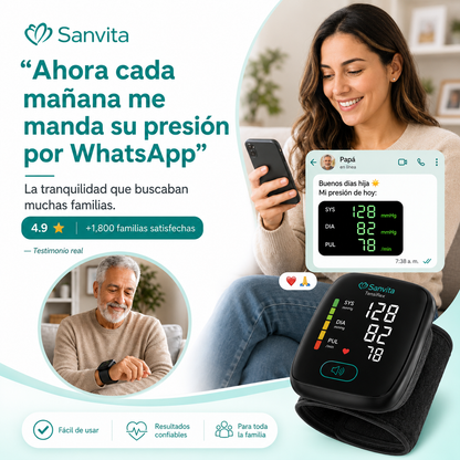 Tensiflex® – Tensiómetro Digital de Muñeca